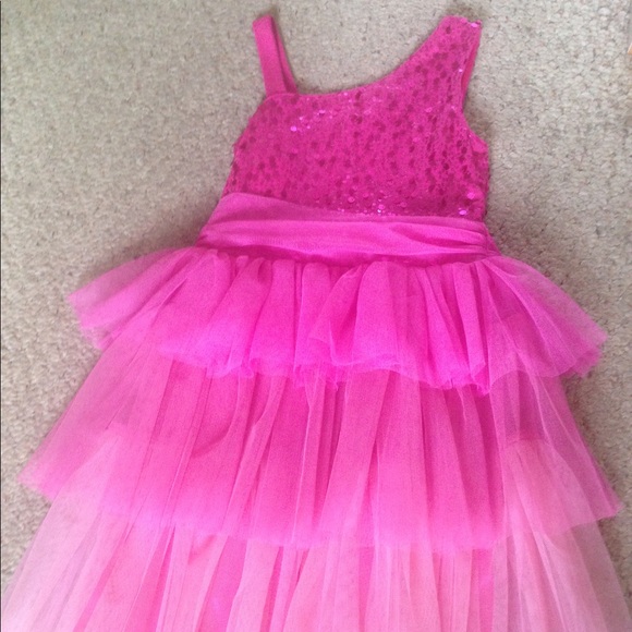 baby girl hot pink dress